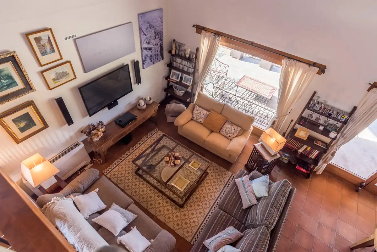 Sala de estar de Casa o chalet en venta en Sacedón con Aire acondicionado, Calefacción y Jardín privado