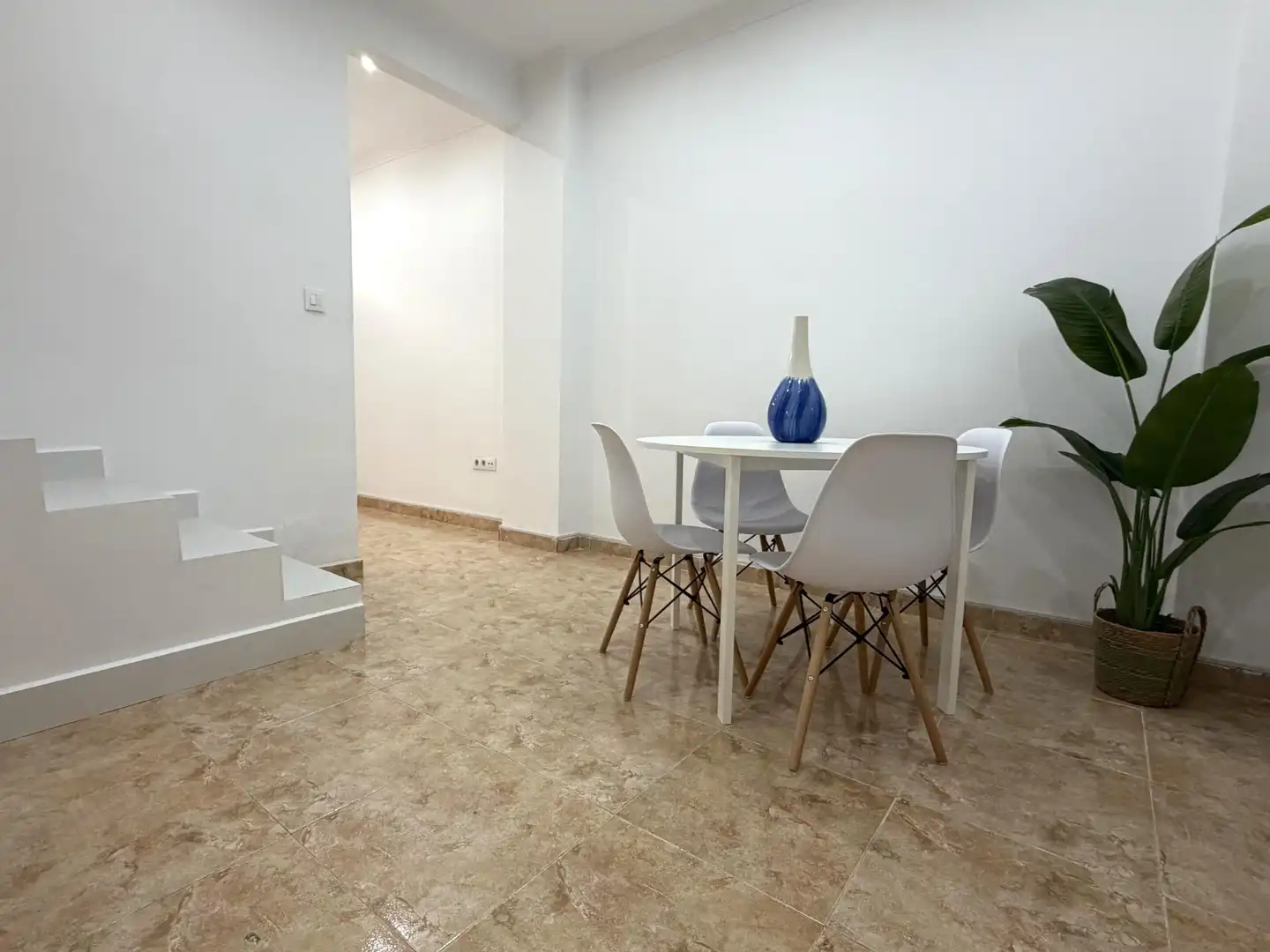 Menjador de Casa o xalet de lloguer en Don Benito amb Aire condicionat, Terrassa i Moblat