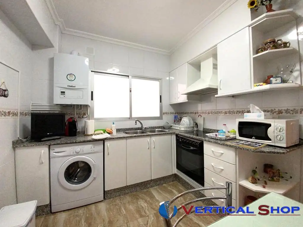 Kitchen of Flat for sale in Caudete  with Air Conditioner, Heating and Balcony