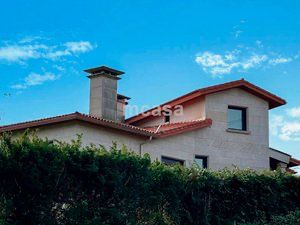Exterior view of Single-family semi-detached for sale in Nigrán  with Private garden, Terrace and Swimming Pool