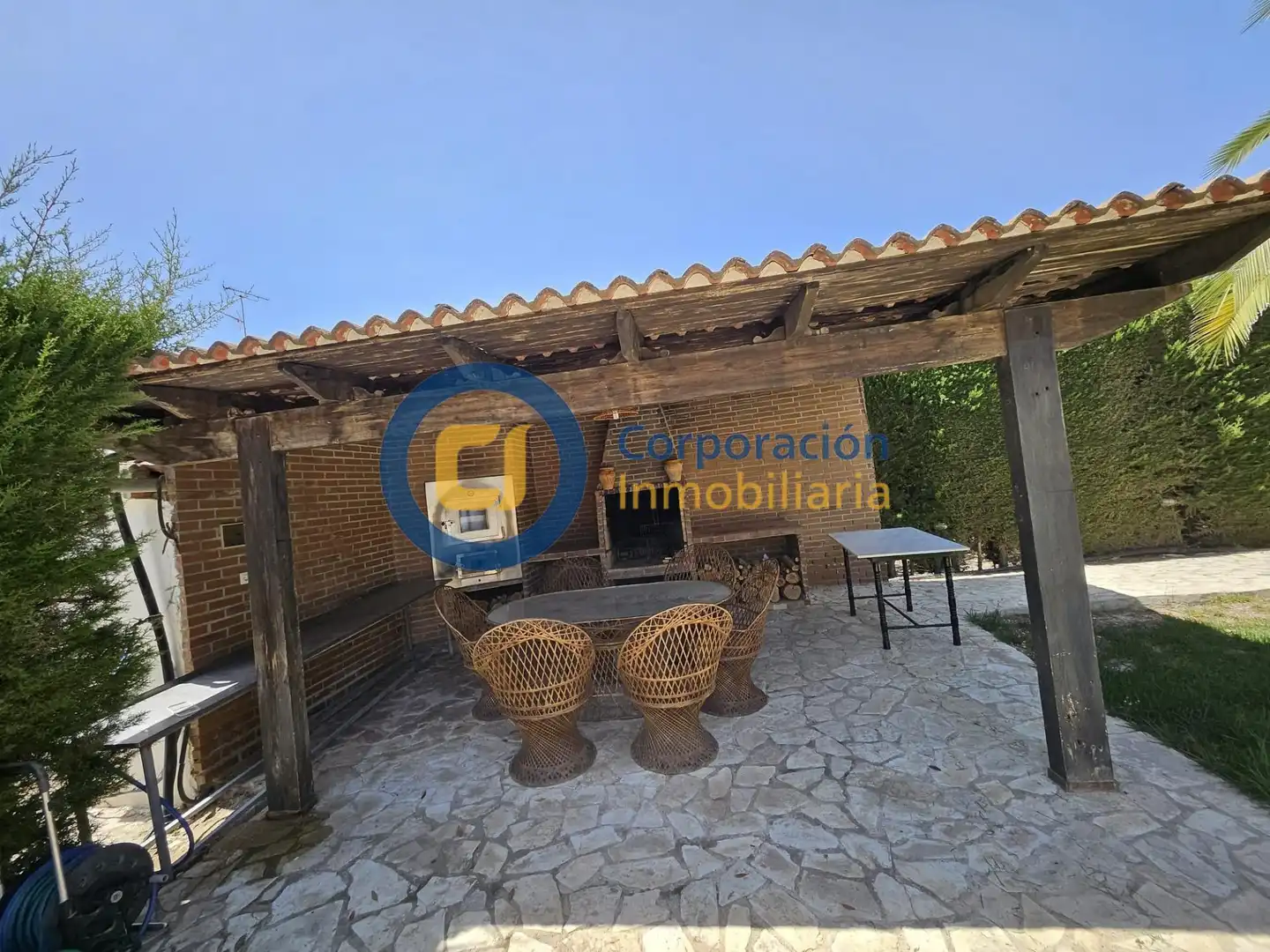Terrassa de Casa o xalet en venda en Lorca amb Aire condicionat, Jardí privat i Piscina