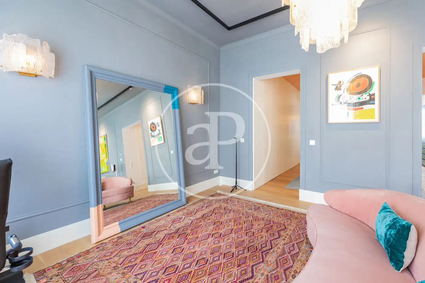 Wohnung zur Miete in Madrid mit Klimaanlage, Heizung und Privatgarten