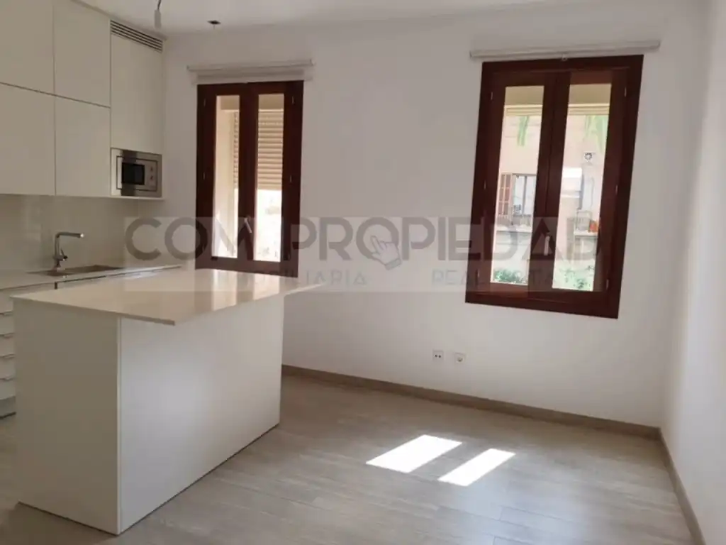 Cuina de Pis de lloguer en  Palma de Mallorca amb Aire condicionat, Terrassa i Forn