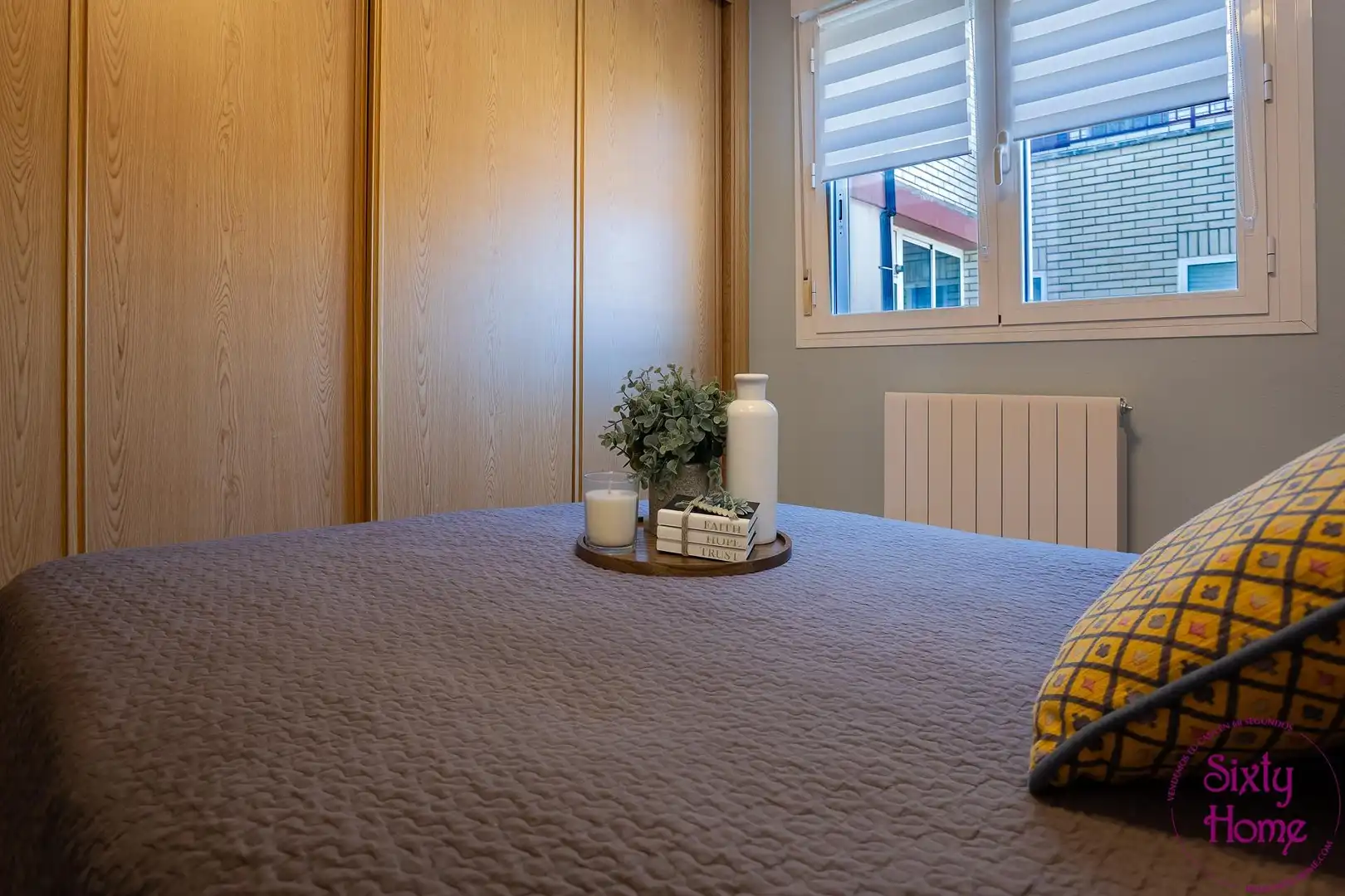 Bedroom of Flat for sale in Zaragoza  with Heating