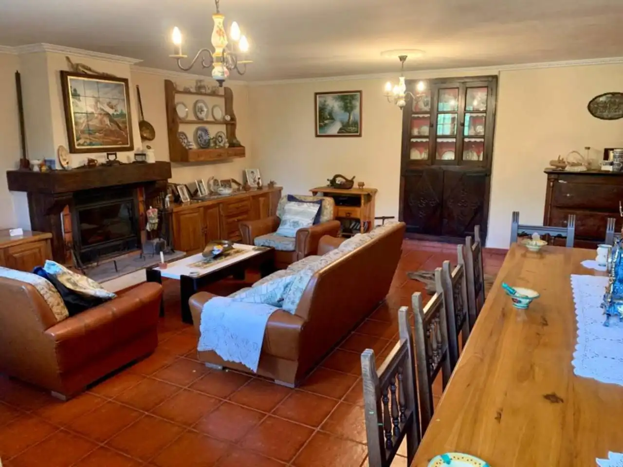 Sala de estar de Casa o chalet en venta en Arija con Calefacción, Jardín privado y Terraza