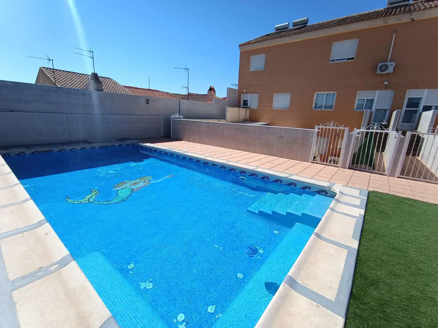 Swimming pool of Detached homes for sale in Molina de Segura  with Air Conditioner, Heating and Terrace