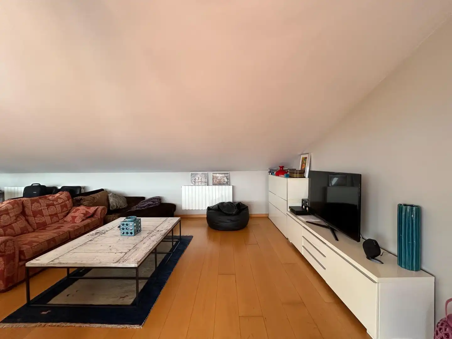 Sala d'estar de Àtic en venda en Granollers amb Aire condicionat, Calefacció i Parquet