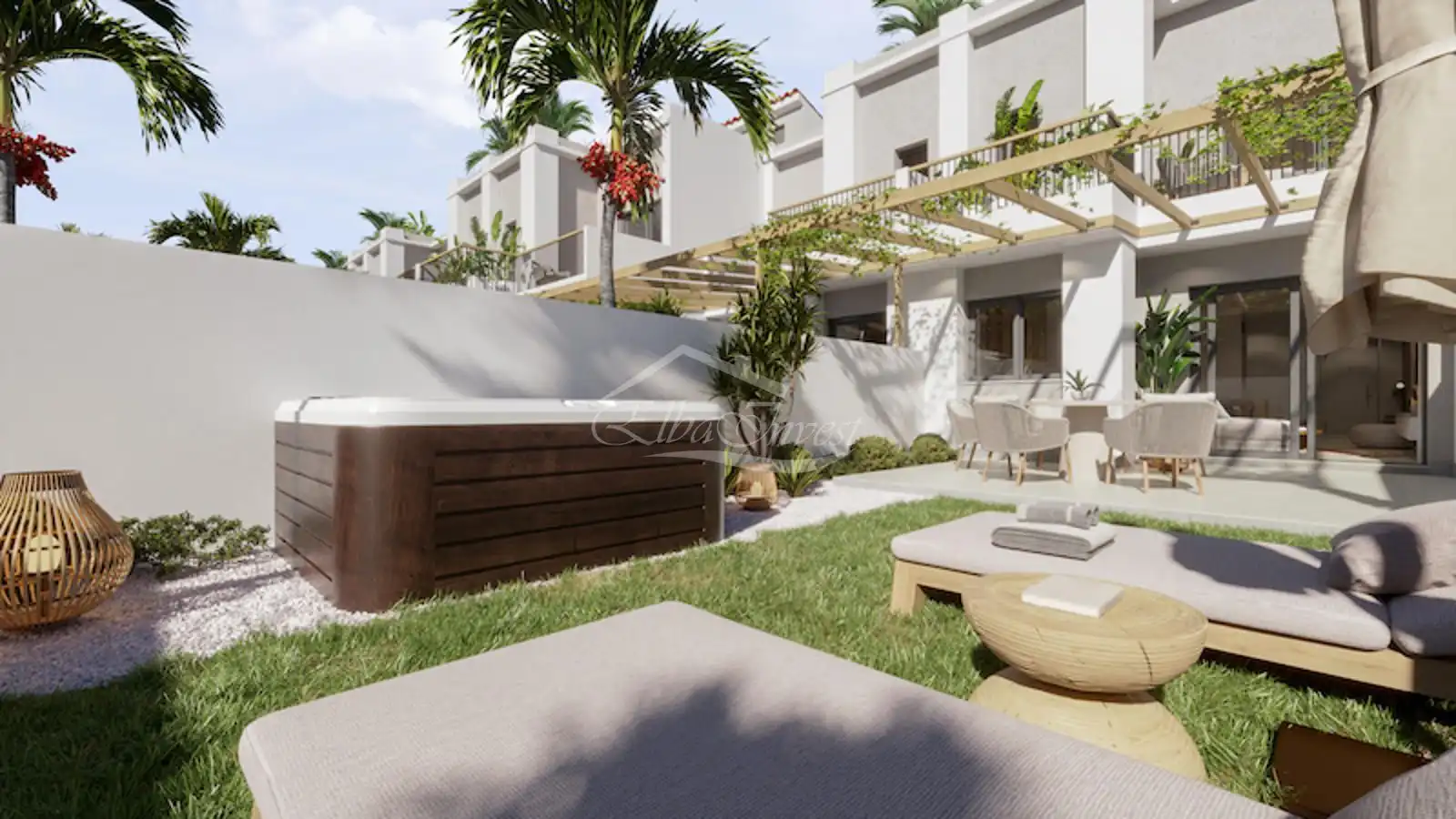 Jardí de Dúplex en venda en San Miguel de Abona amb Aire condicionat, Jardí privat i Terrassa
