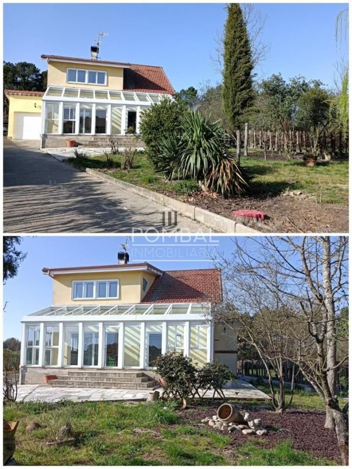 Vista exterior de Casa o xalet en venda en Ourense Capital  amb Calefacció, Jardí privat i Terrassa