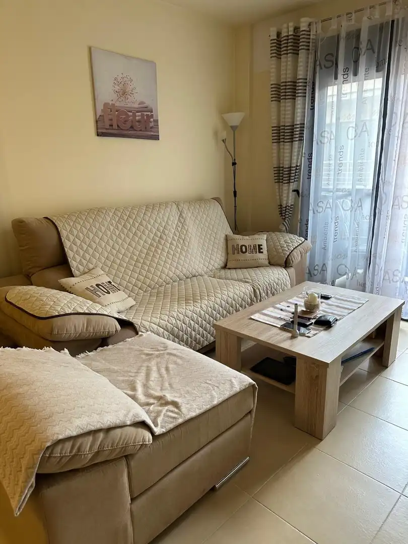 Sala de estar de Piso en venta en Amposta con Aire acondicionado y Balcón