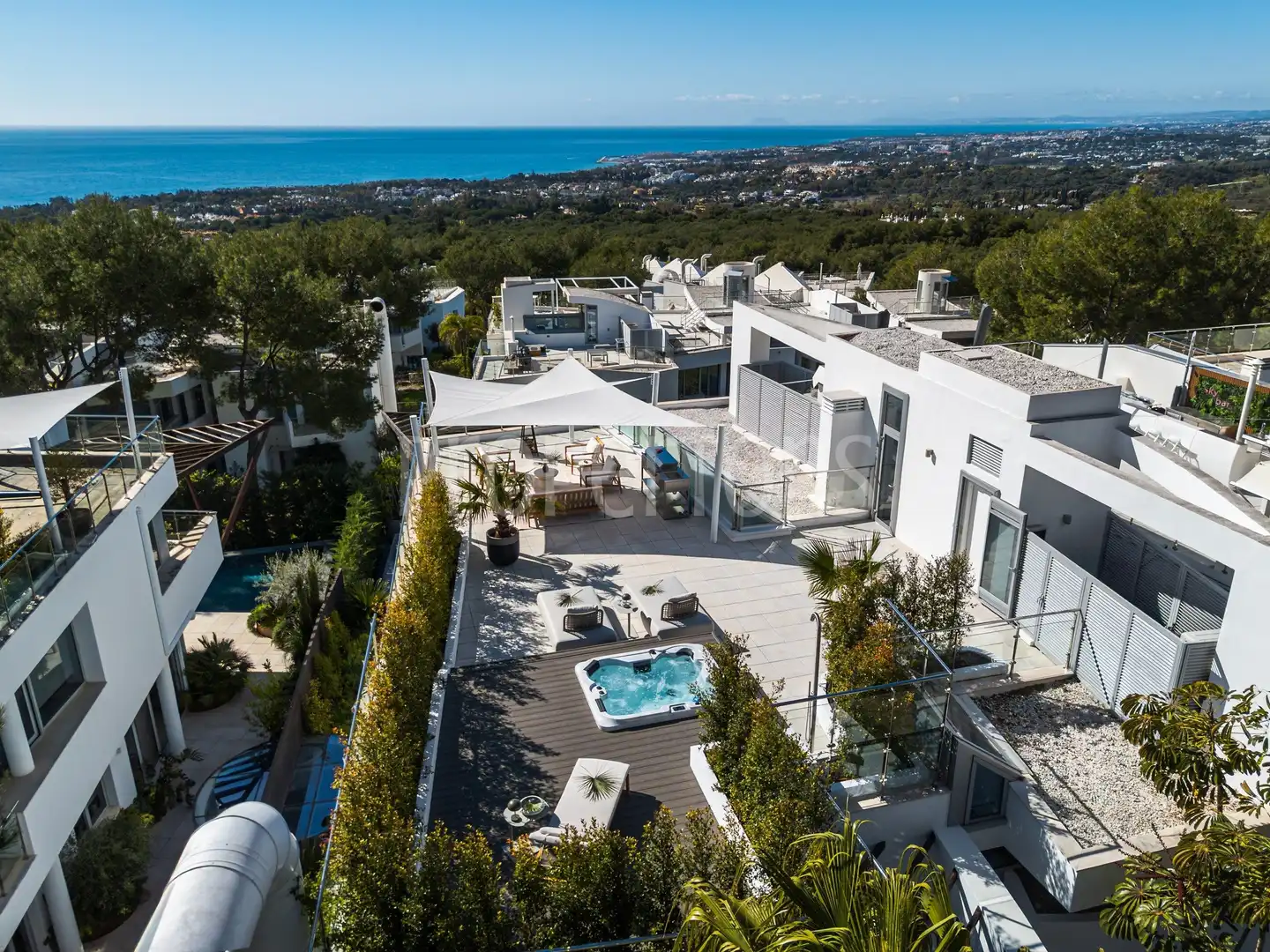 Terraza de Casa o chalet en venta en Málaga