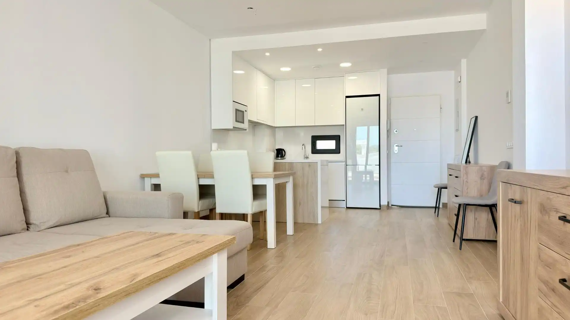 Wohnzimmer von Dachboden zum Verkauf in Finestrat mit Klimaanlage, Terrasse und Gemeinschaftspool