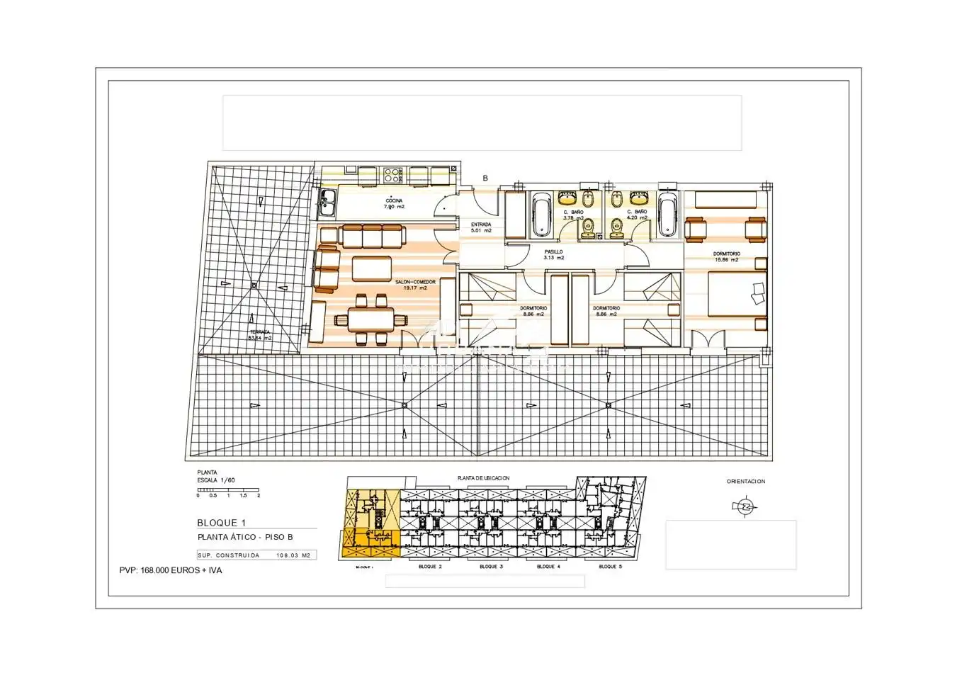 Flat for sale in Lucena  with Terrace and Storage room