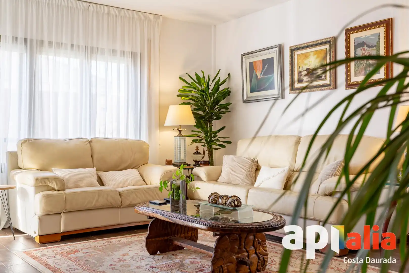 Sala de estar de Piso en venta en Vandellòs i l'Hospitalet de l'Infant con Terraza