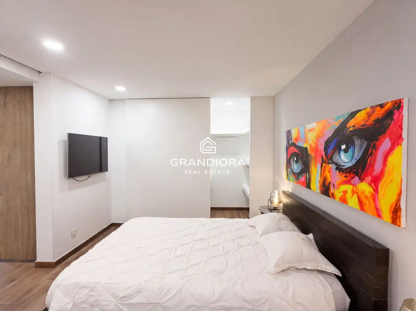 Bedroom of Flat for sale in Barcelona  with Air Conditioner, Swimming Pool and Furnished