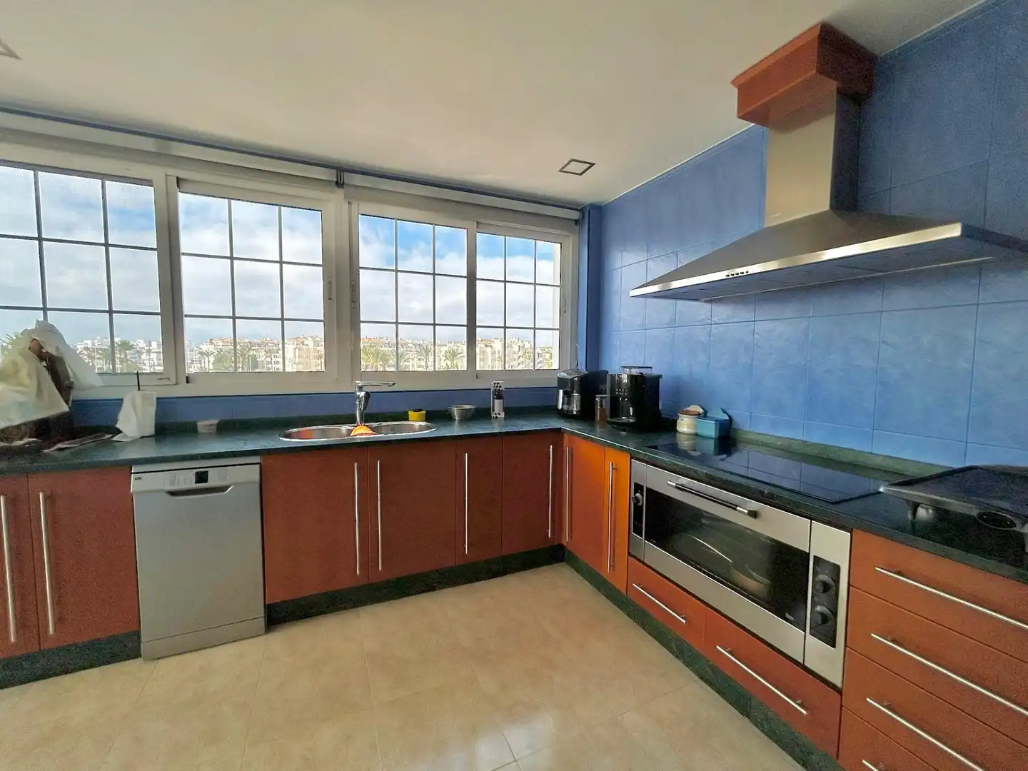 Kitchen of Attic for sale in Roquetas de Mar  with Private garden, Terrace and Furnished