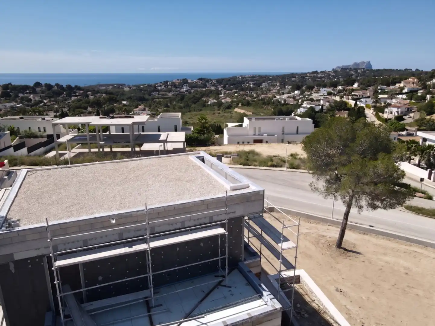 Vista exterior de Casa o chalet en venta en Moraira con Aire acondicionado, Calefacción y Jardín privado