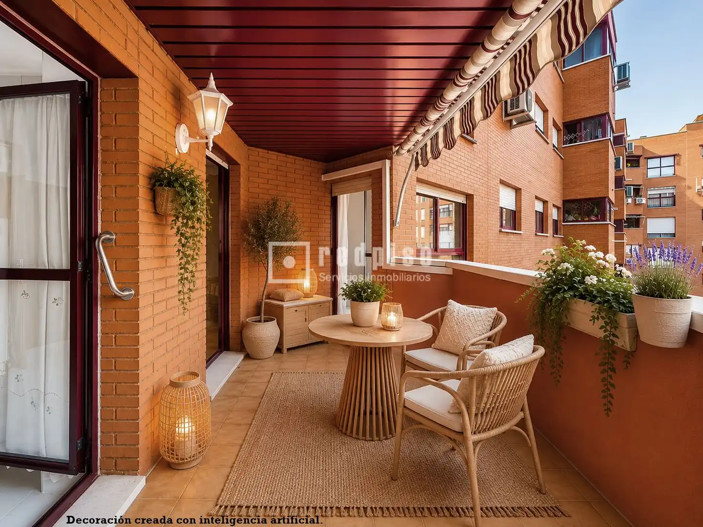 Terraza de Piso en venta en Alcorcón con Aire acondicionado, Calefacción y Jardín privado