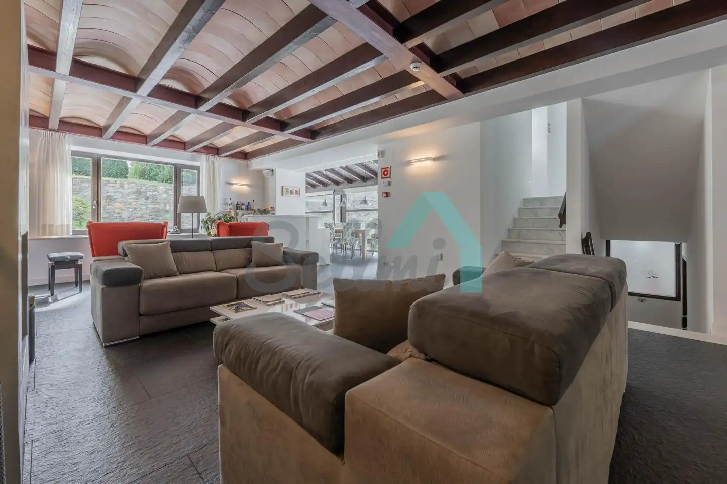 Sala d'estar de Casa o xalet en venda en Valdés - Luarca amb Calefacció, Jardí privat i Terrassa