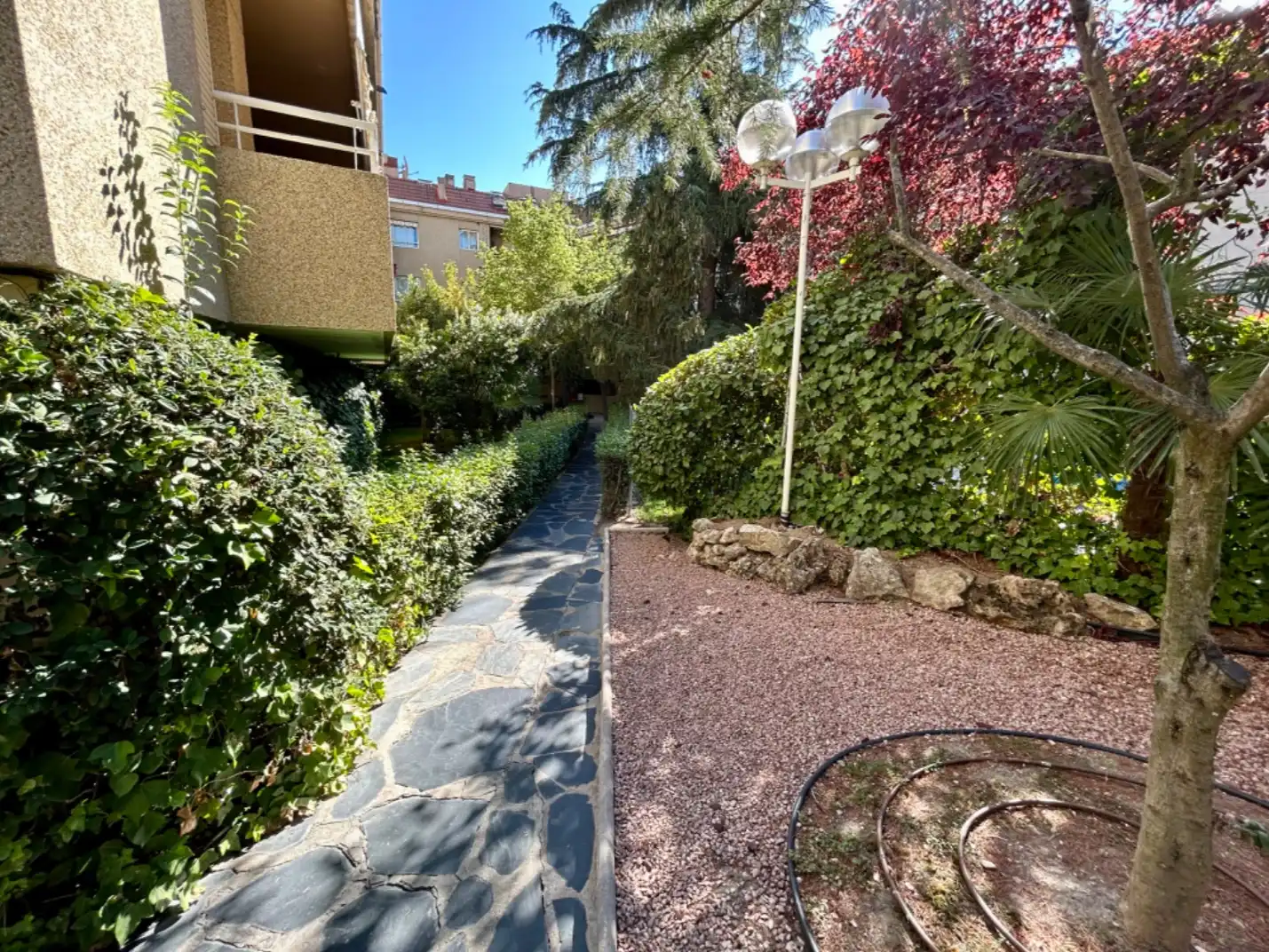 Garden of Flat for sale in Galapagar  with Air Conditioner, Heating and Parquet flooring