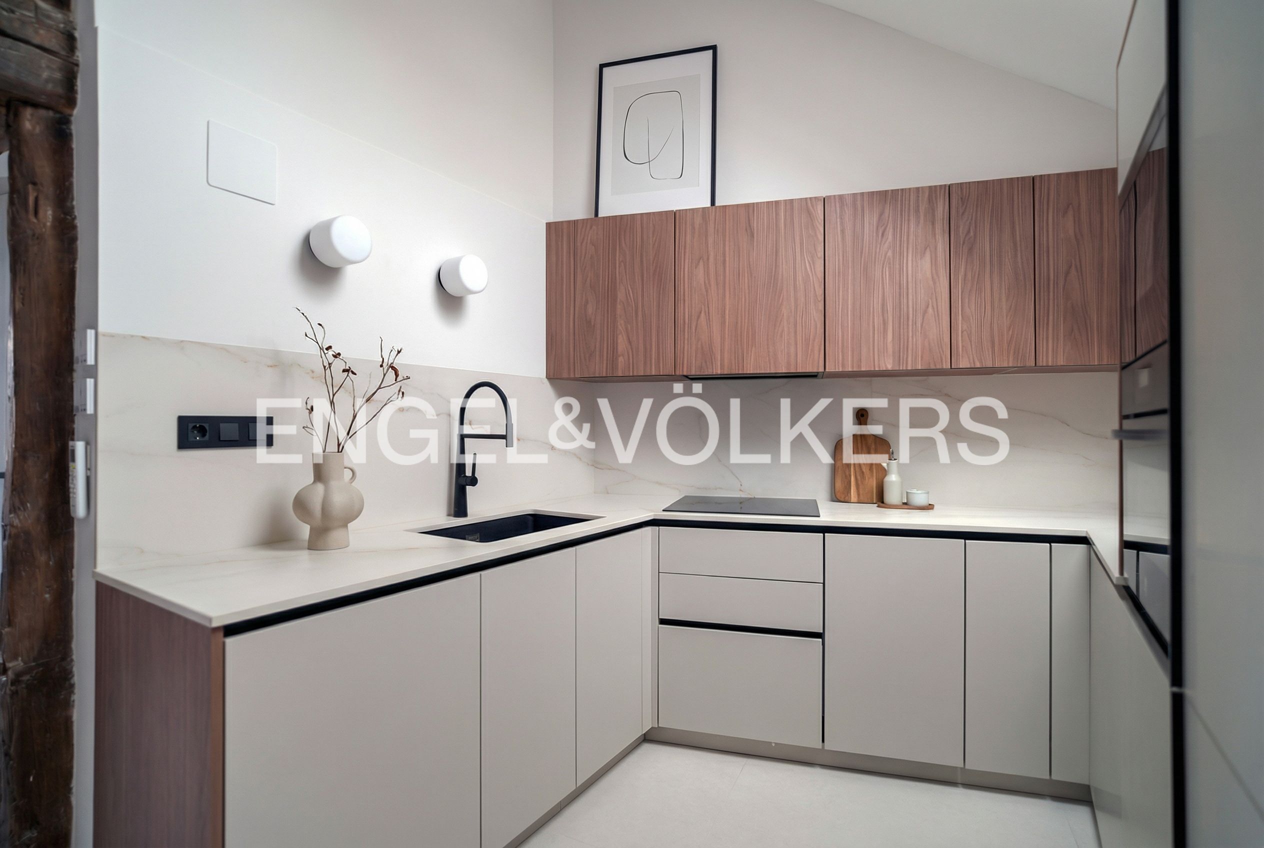 Cuina de Pis de lloguer en  Madrid Capital amb Aire condicionat i Calefacció