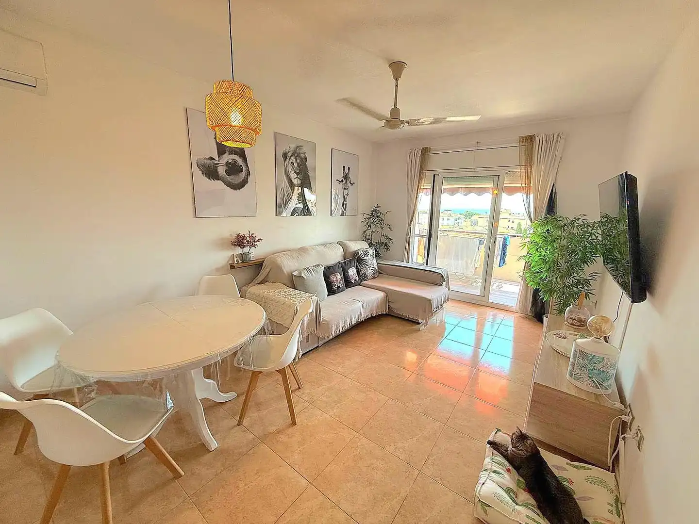 Sala de estar de Apartamento en venta en El Vendrell con Aire acondicionado, Calefacción y Terraza