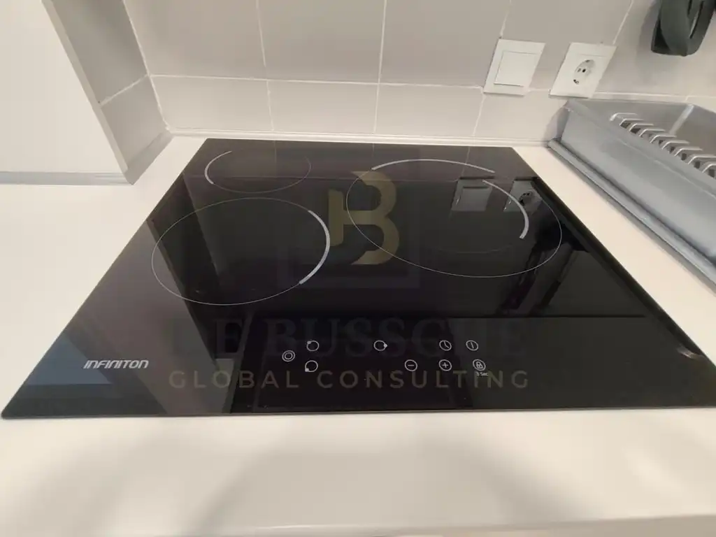 Cocina de Apartamento en venta en Pilar de la Horadada con Aire acondicionado, Piscina y Amueblado
