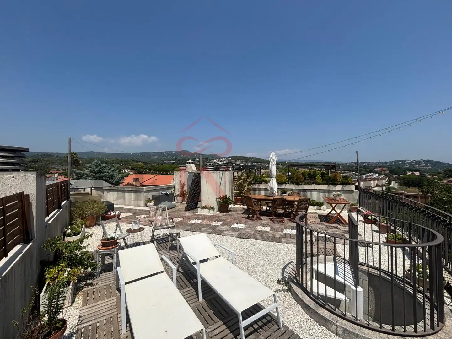 Terrassa de Àtic en venda en Sant Andreu de Llavaneres amb Aire condicionat, Calefacció i Jardí privat