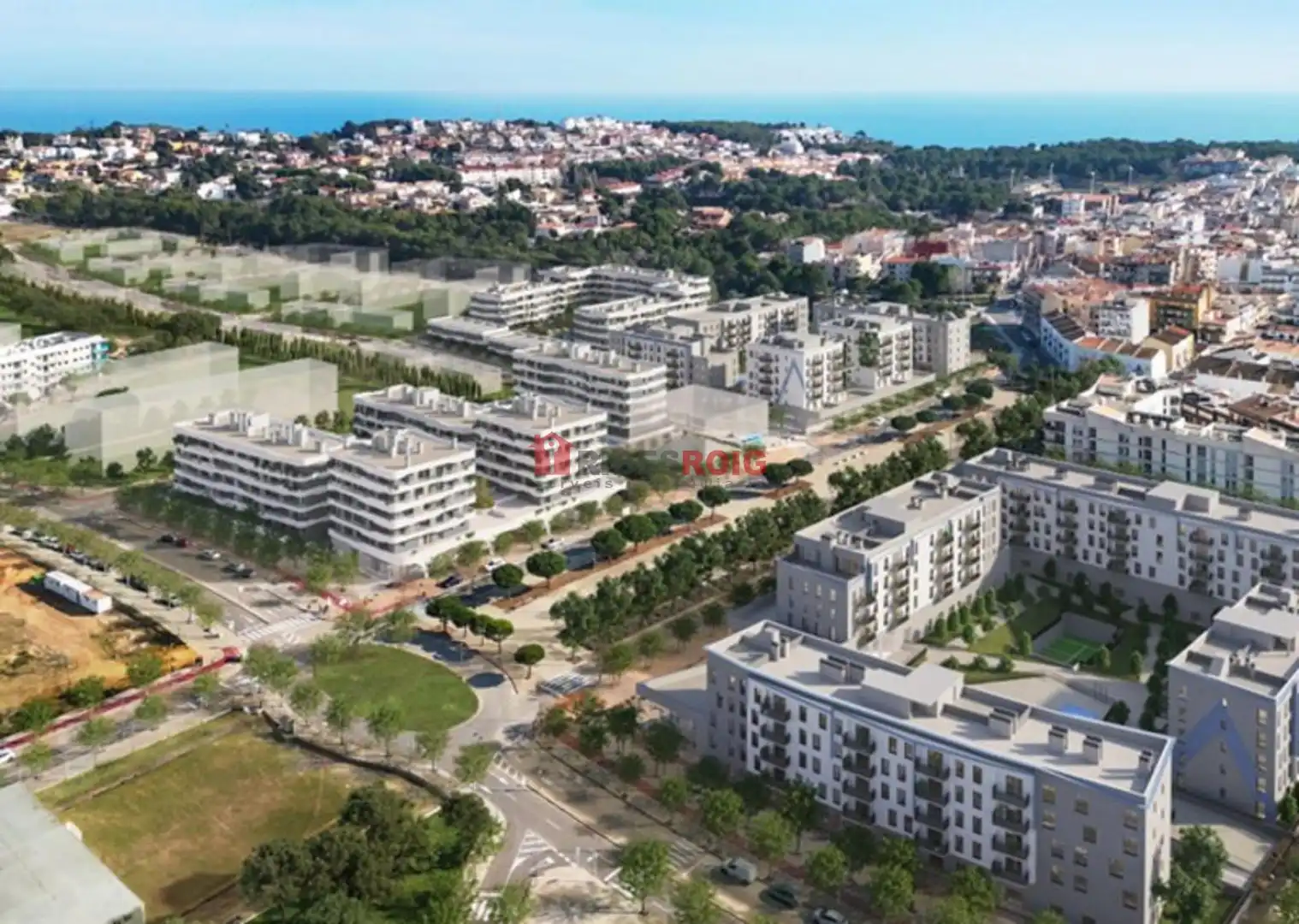 Außenansicht von Wohnung zur Miete in Sant Pere de Ribes mit Klimaanlage, Heizung und Terrasse