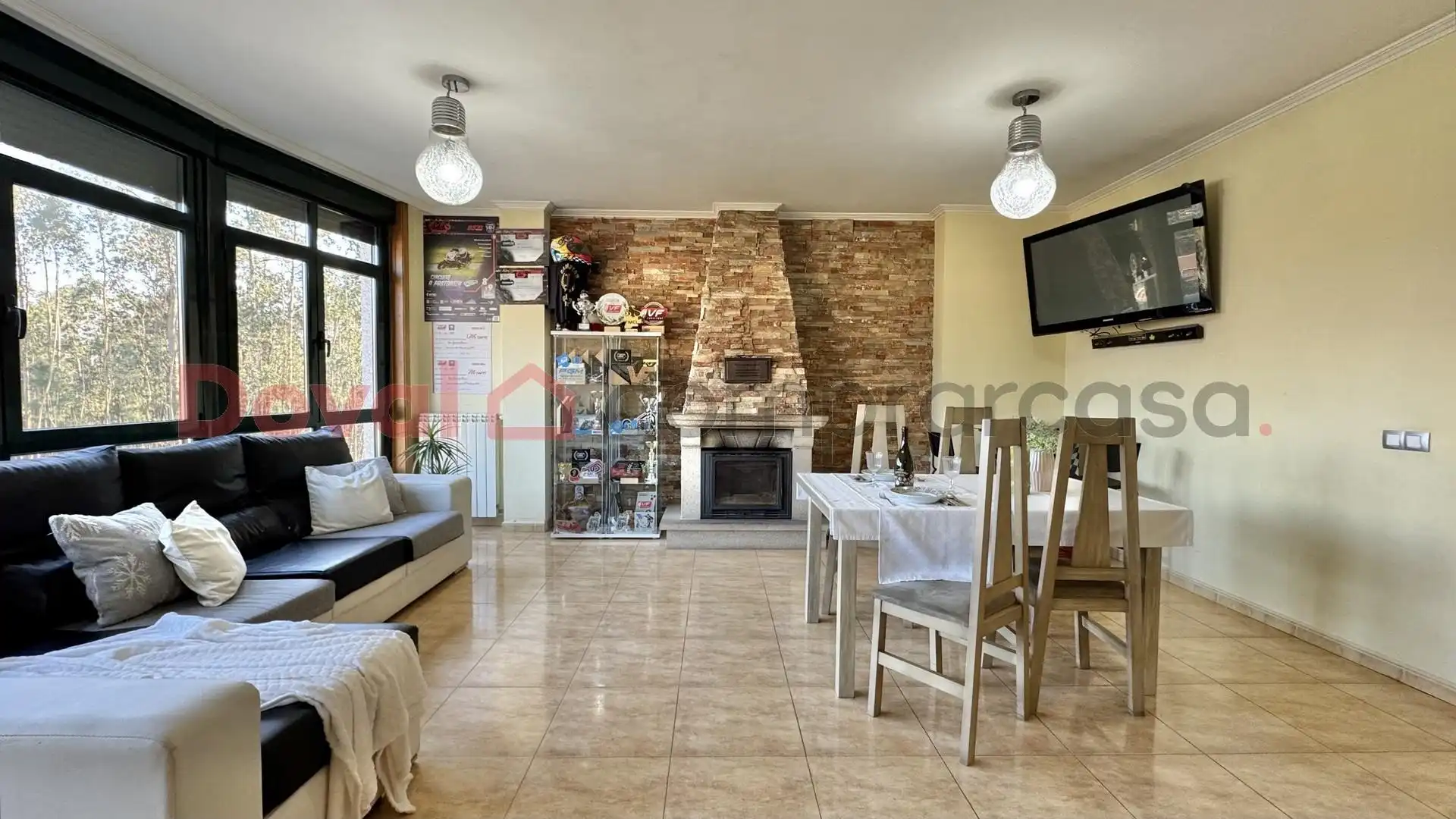 Living room of Houses for sale in Salceda de Caselas  with Heating, Private garden and Terrace