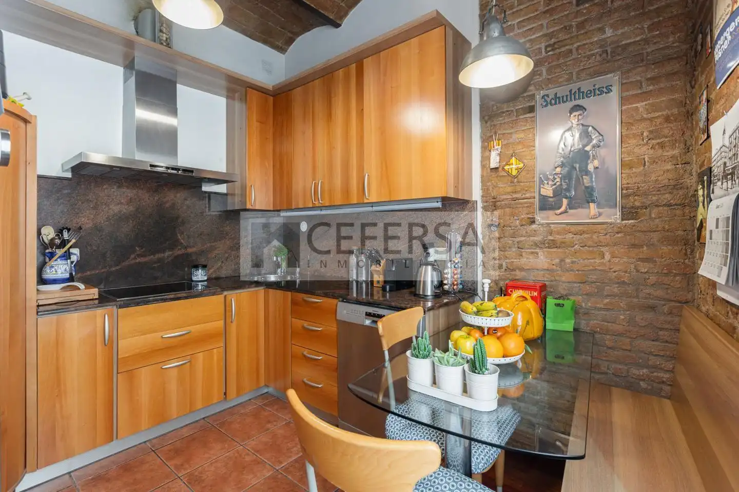 Cocina de Casa o chalet en venta en Barcelona con Aire acondicionado, Calefacción y Parquet