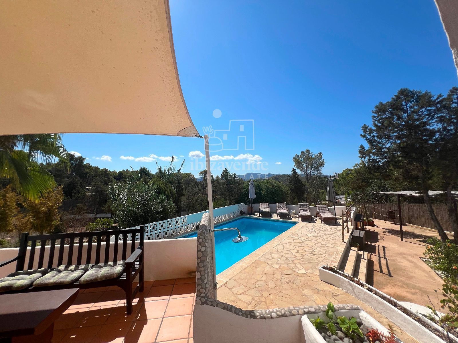 Jardí de Casa o xalet en venda en Sant Antoni de Portmany amb Aire condicionat, Calefacció i Terrassa