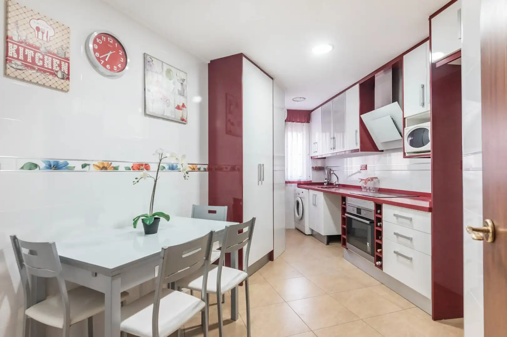 Cocina de Piso en venta en Murcia con Parquet, Amueblado y Horno