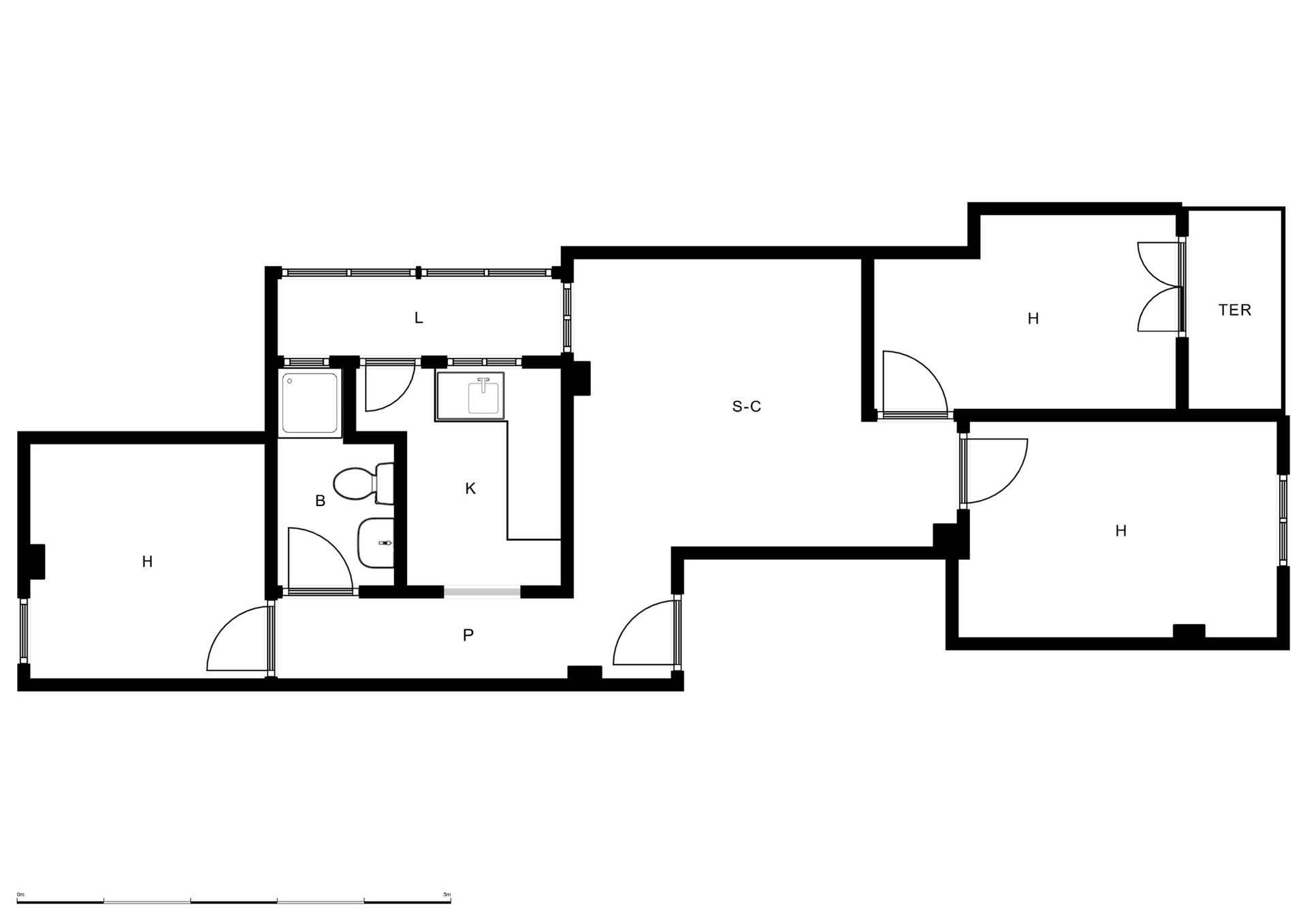 Flat to rent in Avenida de la Paz