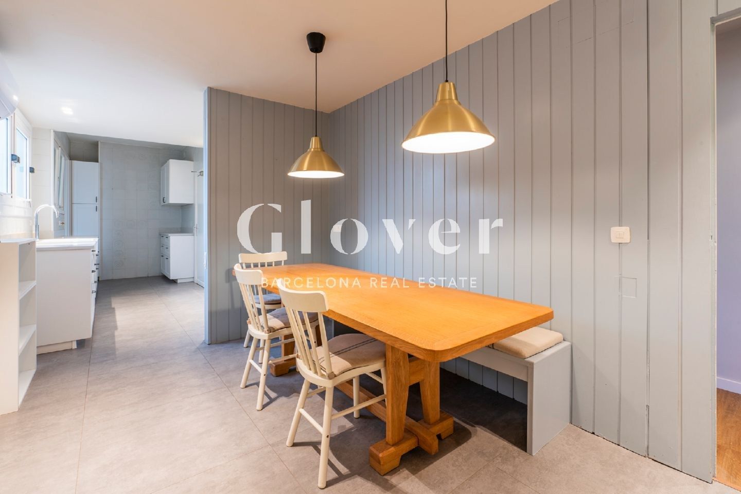 Menjador de Pis de lloguer en  Barcelona Capital amb Aire condicionat, Calefacció i Terrassa