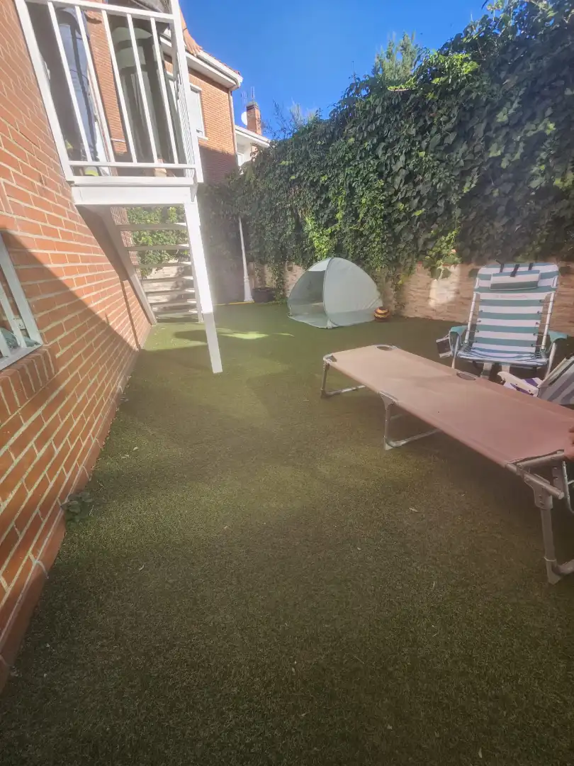 Terrassa de Casa adosada en venda en Colmenar Viejo amb Jardí privat
