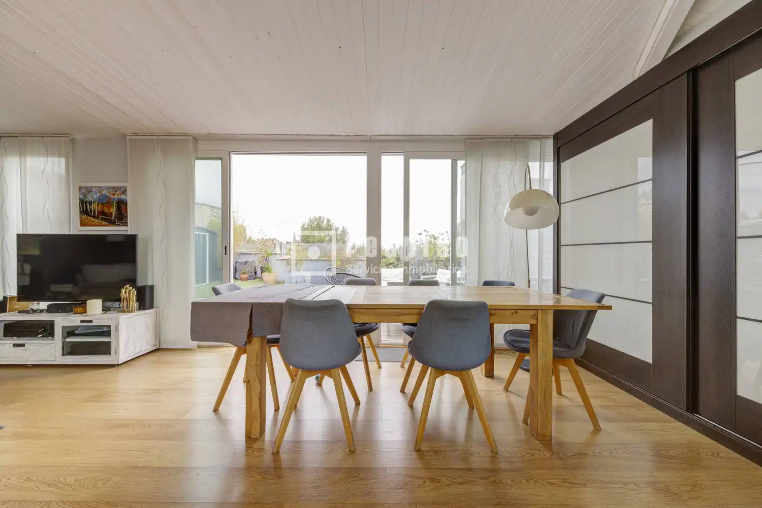 Comedor de Ático en venta en Pozuelo de Alarcón con Aire acondicionado, Calefacción y Jardín privado