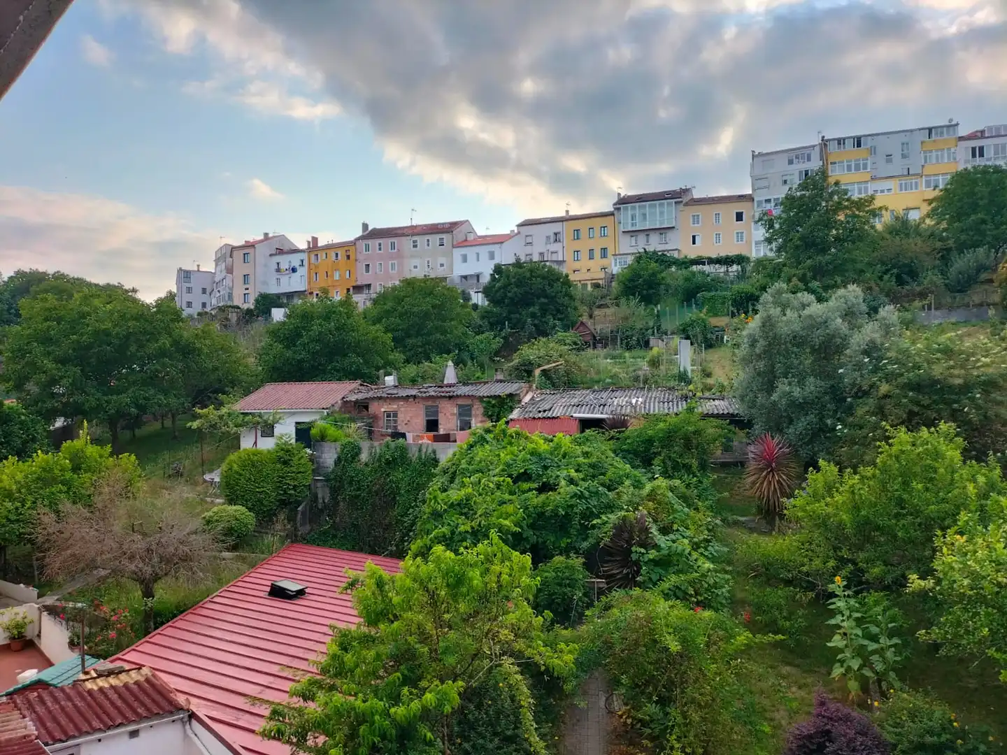 Jardín de Ático en venta en Santiago de Compostela  con Terraza y Balcón