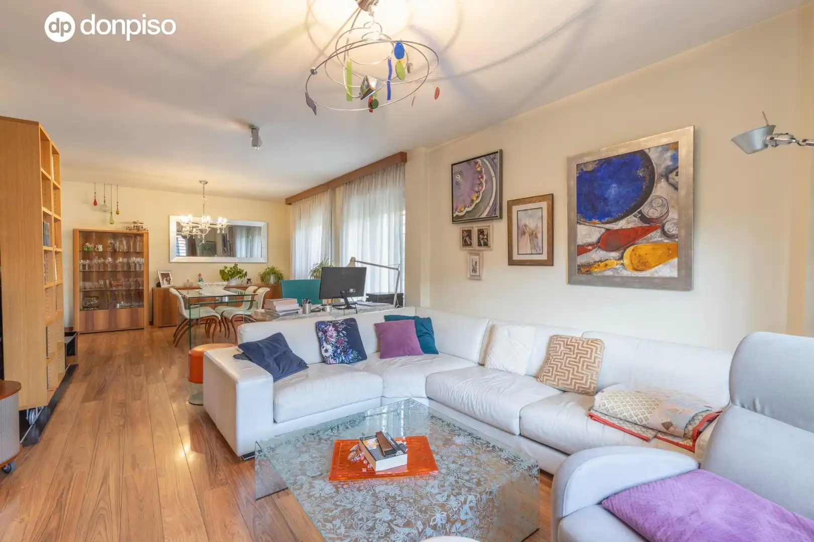 Sala de estar de Casa adosada en venta en Granada con Aire acondicionado, Calefacción y Balcón