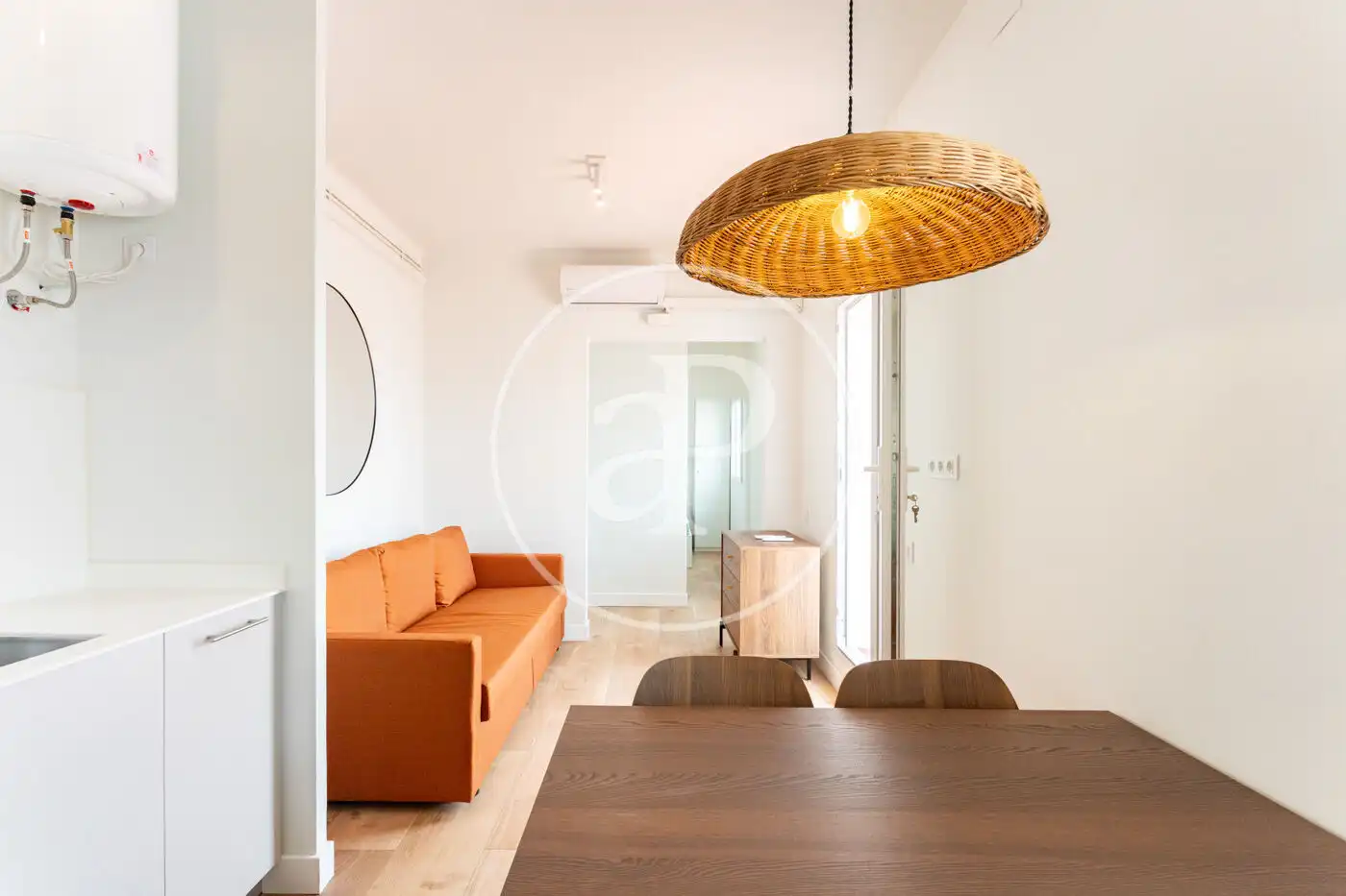 Living room of Flat for rent in Barcelona  with Air Conditioner, Heating and Terrace
