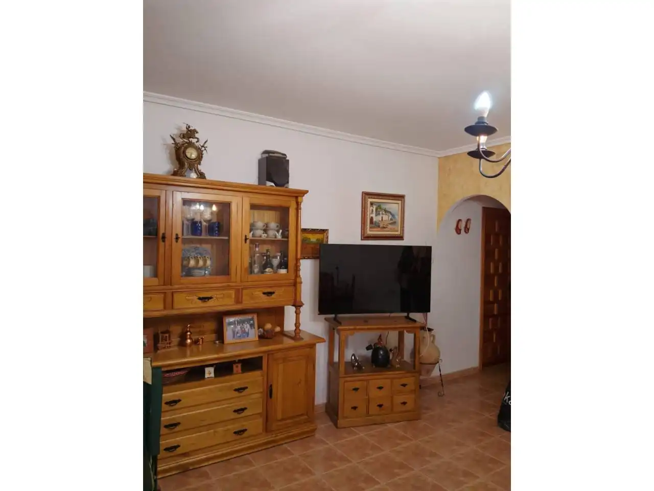 Living room of Detached homes for sale in Ossa de Montiel  with Terrace and Furnished