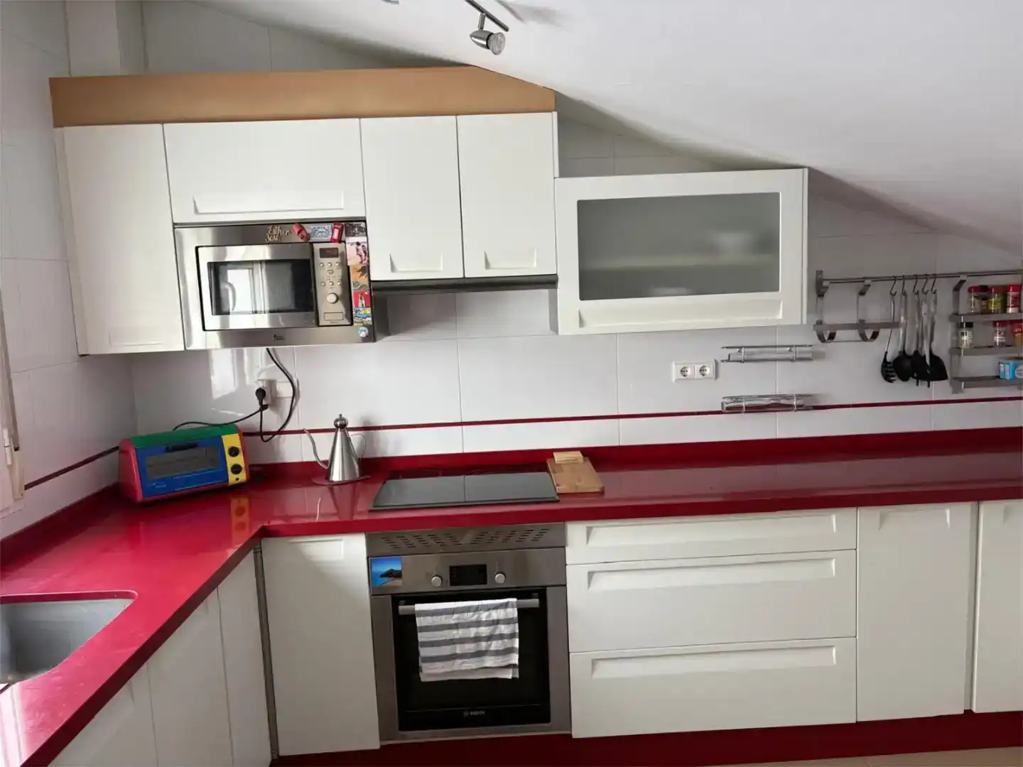 Kitchen of Flat for rent in Vélez-Rubio  with Air Conditioner, Parquet flooring and Storage room