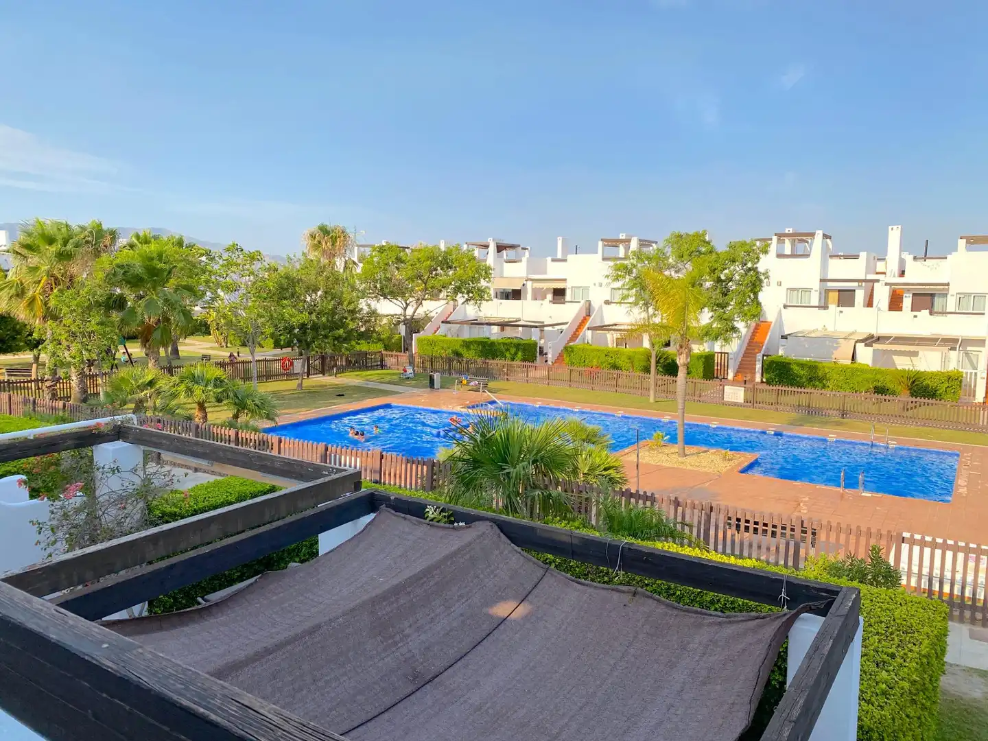 Piscina de Apartamento en venta en Alhama de Murcia con Aire acondicionado, Jardín privado y Amueblado