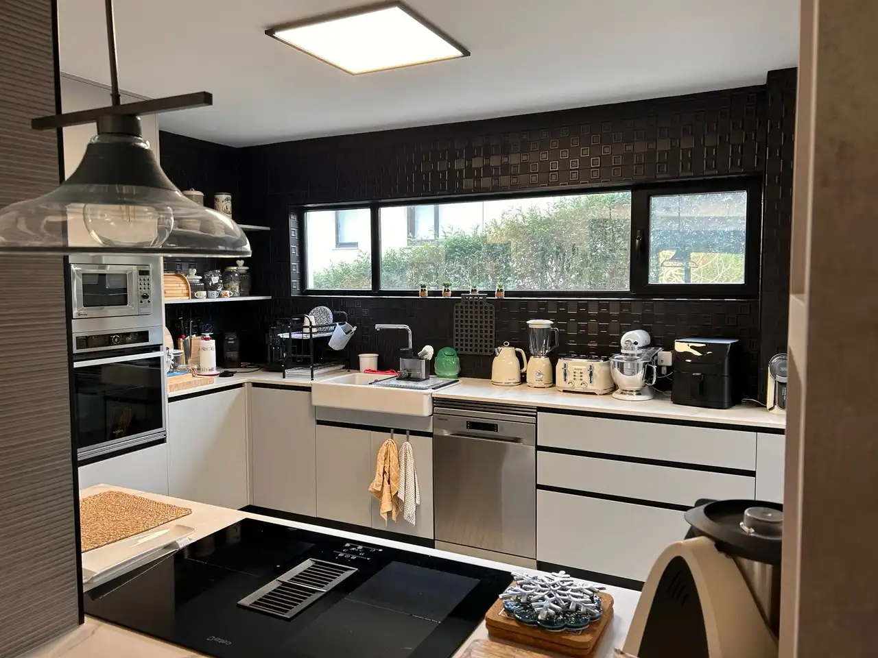 Cocina de Casa o chalet en venta en Culleredo con Calefacción, Jardín privado y Parquet