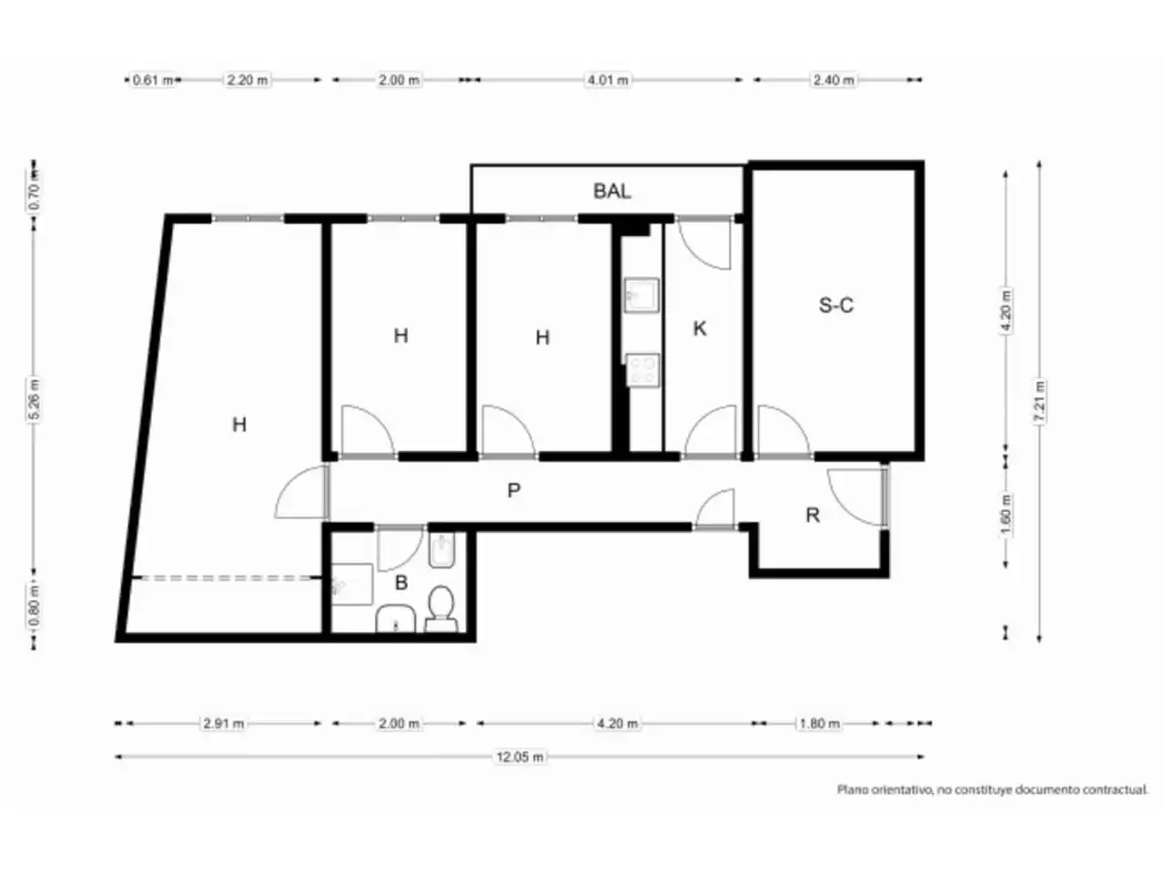 Flat for sale in Zaragoza