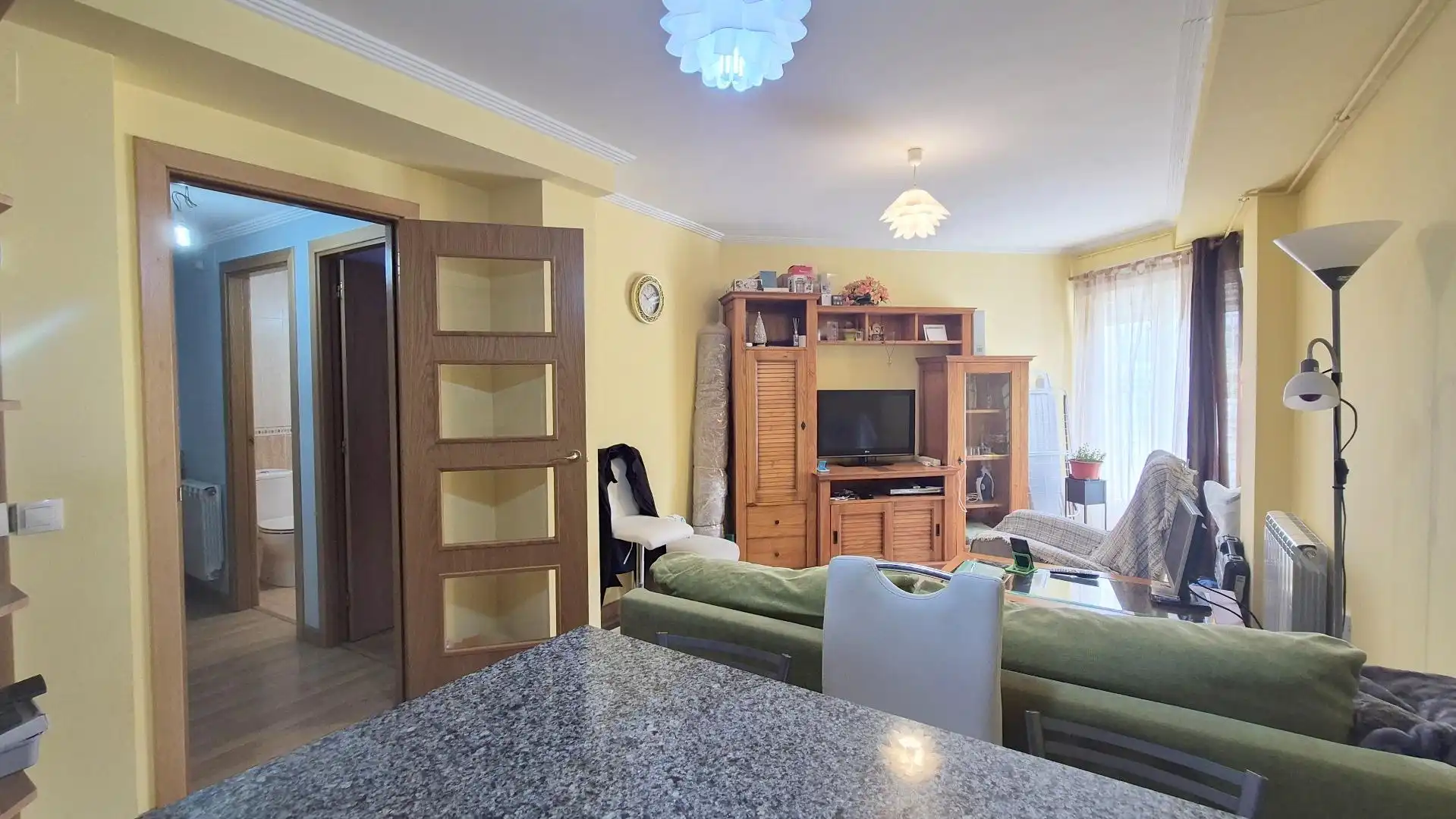 Sala de estar de Apartamento en venta en San Cristóbal de la Cuesta con Calefacción