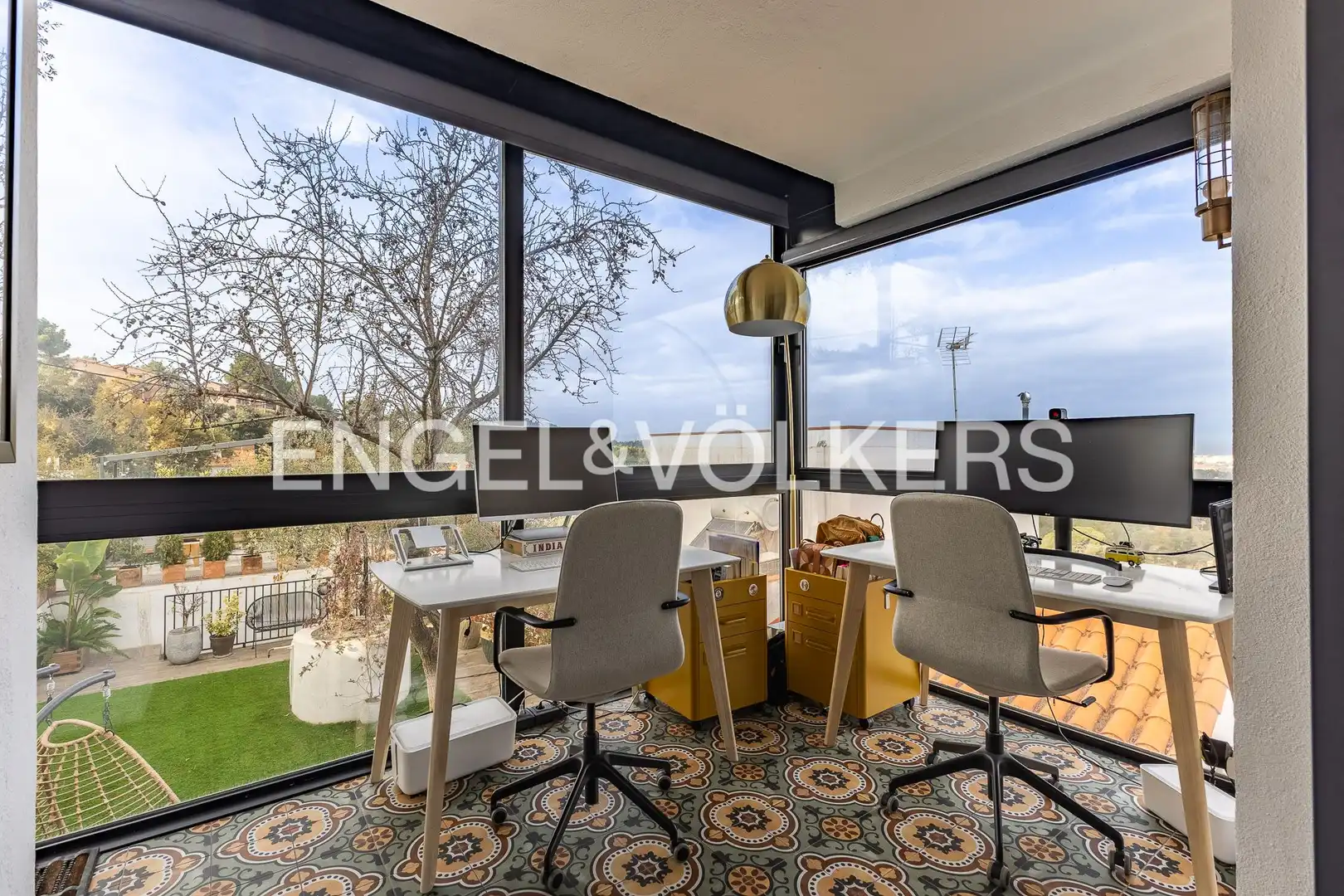 Terrace of Houses for sale in Sant Cugat del Vallès  with Air Conditioner, Heating and Private garden