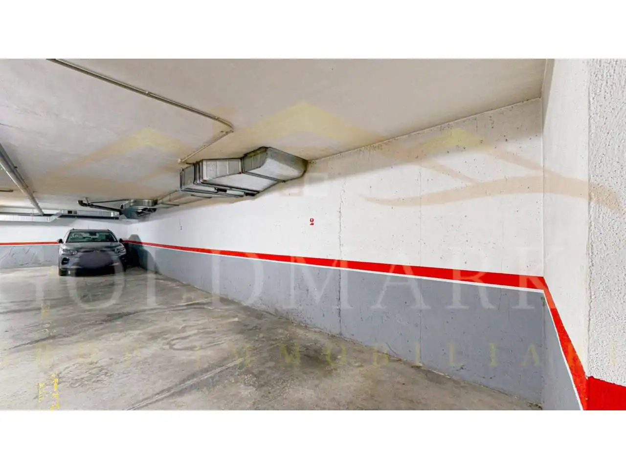 Parking of Flat for sale in Cubelles  with Air Conditioner, Heating and Terrace