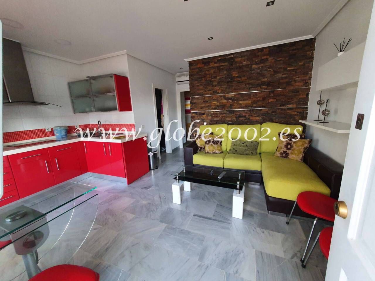 Living room of Apartment to rent in Chiclana de la Frontera  with Air Conditioner, Terrace and Furnished