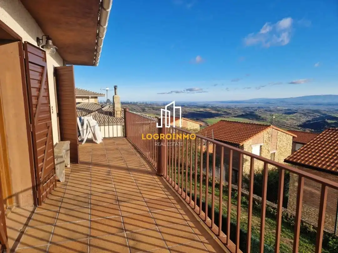 Terrace of Houses for sale in Lapoblación  with Heating, Private garden and Parquet flooring